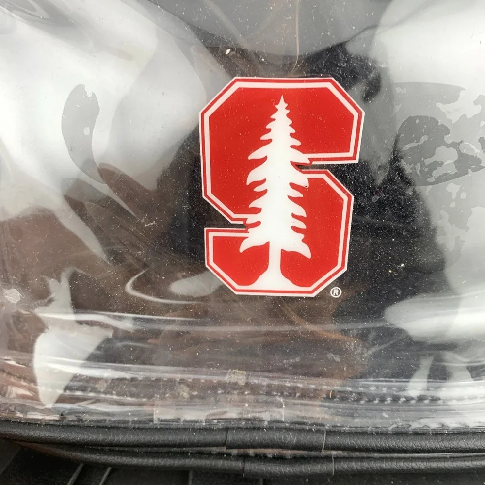 Logobrands Stanford University Backpack Womens Small Clear Good Stadium Bag
